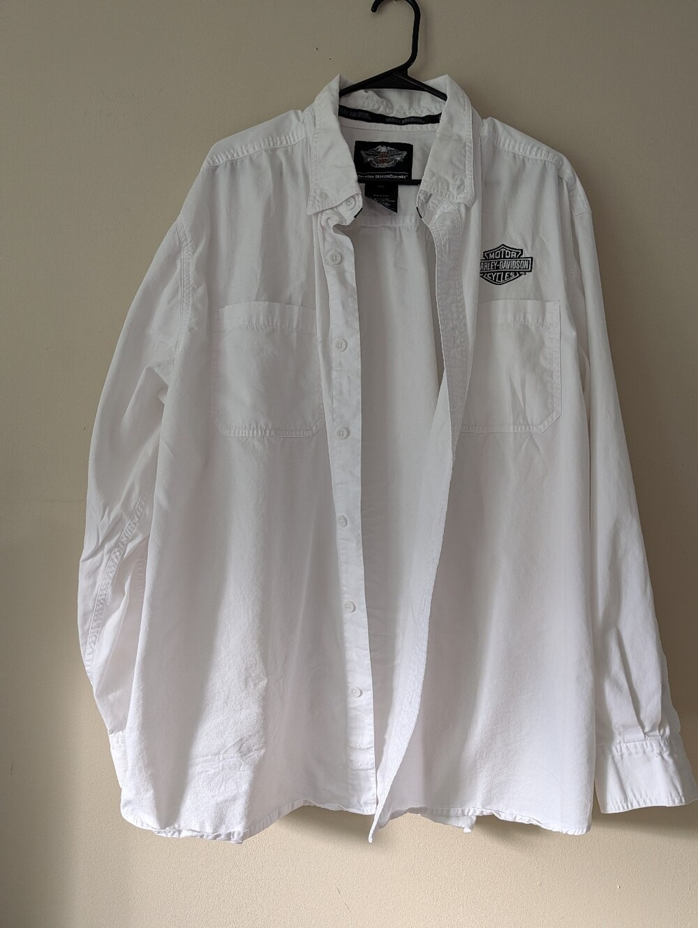 Harley-Davidson white button up shirt size 2XL